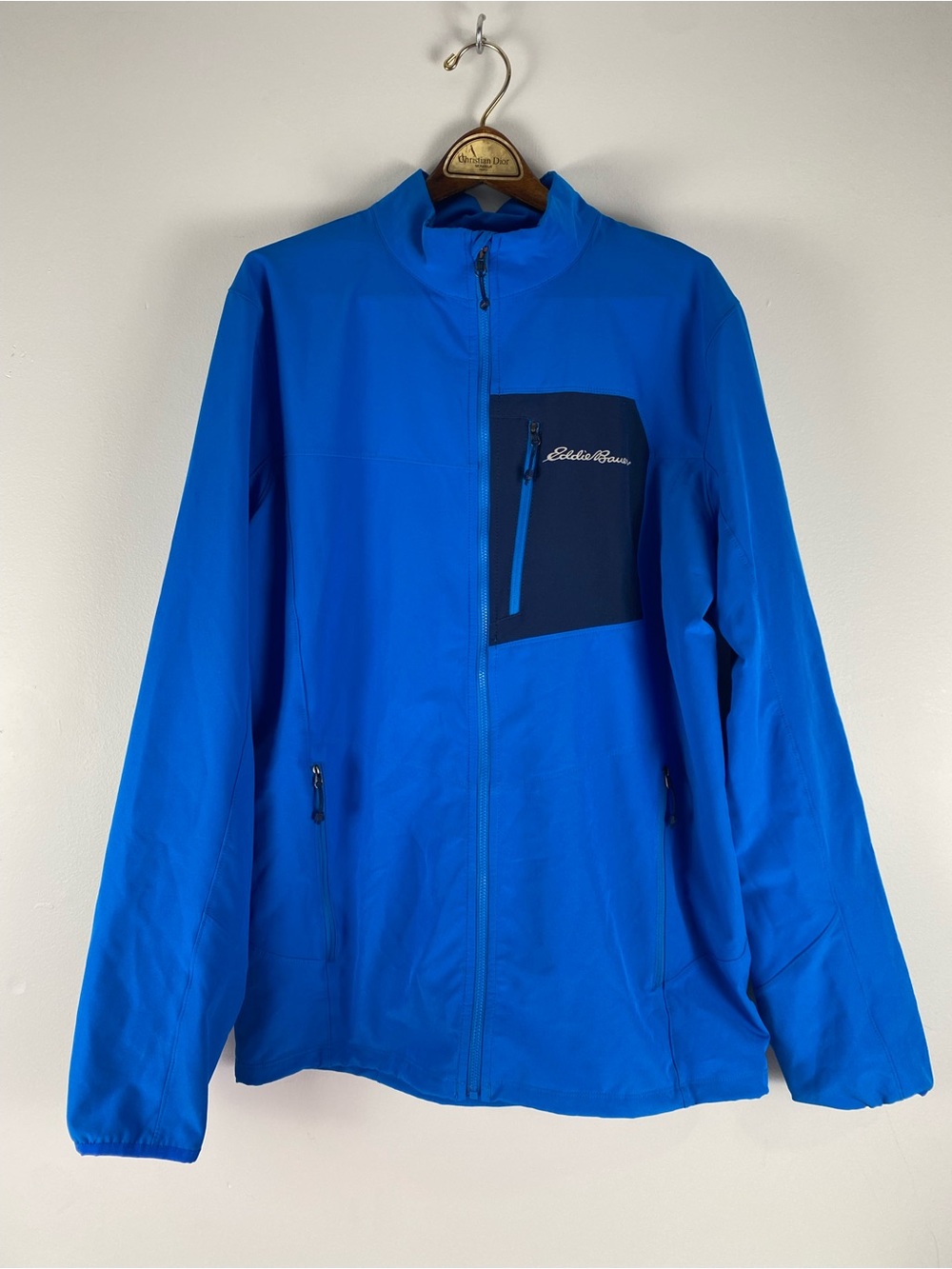 Eddie Bauer First Ascent Men’s L Tall Softshell Jacket Blue